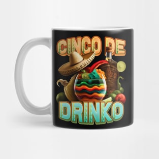 Cinco De Drinko Cinco De Mayo Bachelorette Mexican Party Mug